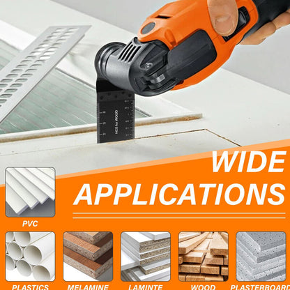 10pcs Oscillating Saw Blades, Oscillating Multitool Accessory Set, Universal Saw Blade for Dremel, Bosch, Makita, Fein - Image 3