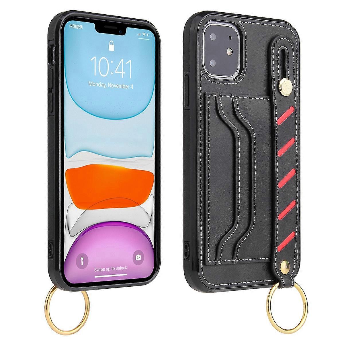 Compatible with iPhone 11 Armband Wallet Leather Phone Case-tfrf - Image 2