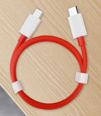 Warp Charging Cable for OnePlus 8T (Type C - Red) 1.5M - Image 3