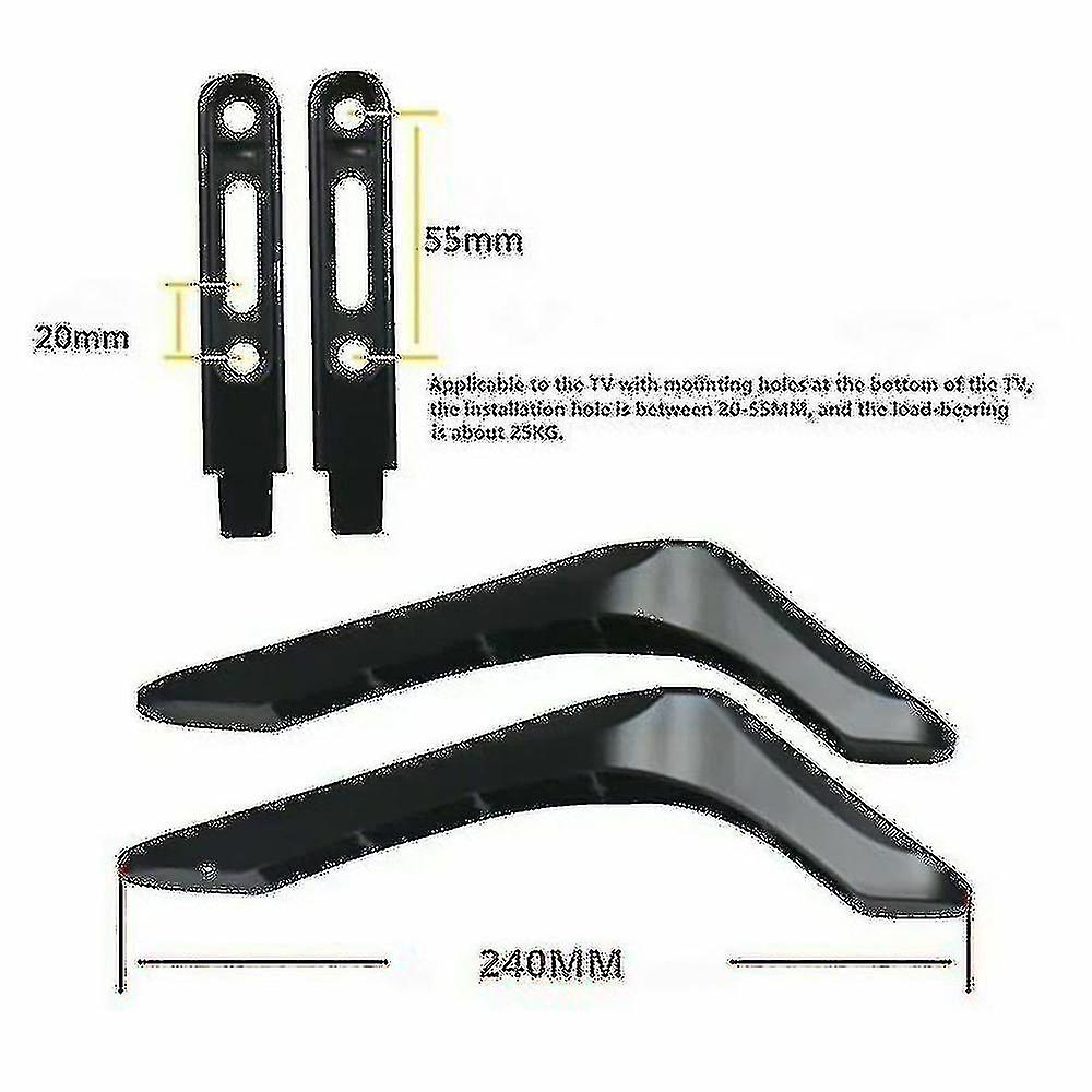 Universal TV Stand Tabletop Stand for 32-65 Inch TV - Image 5