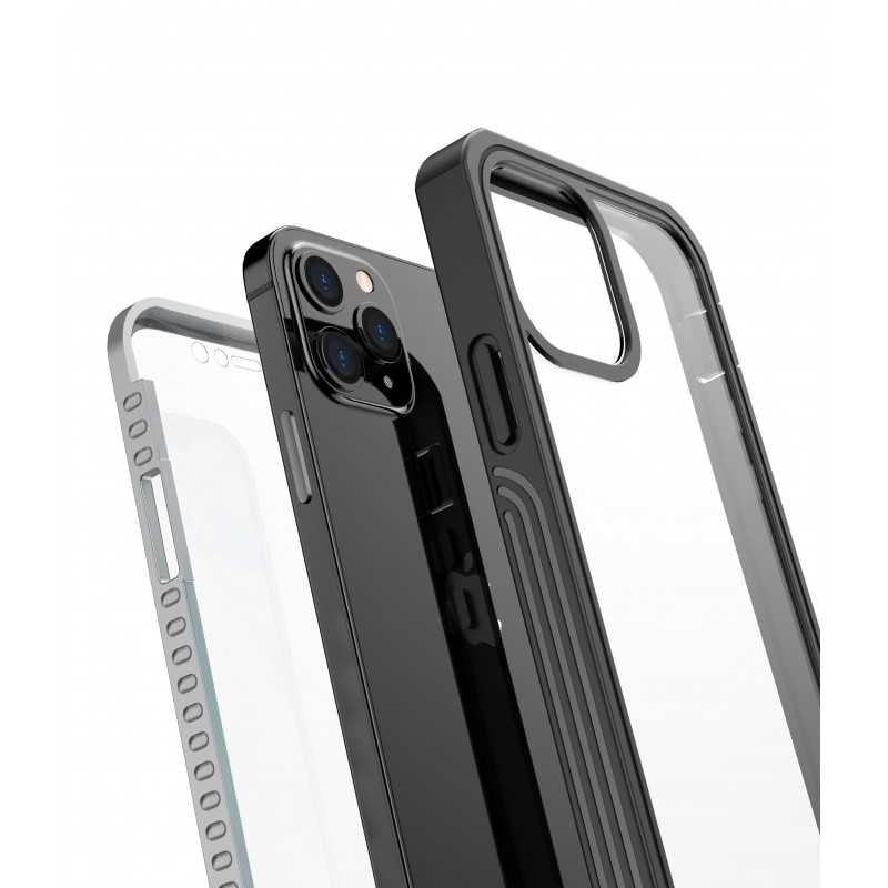 iPhone 12 Full Coverage Premium 3D Case ThreeSixty Transparent Transparent - Image 4
