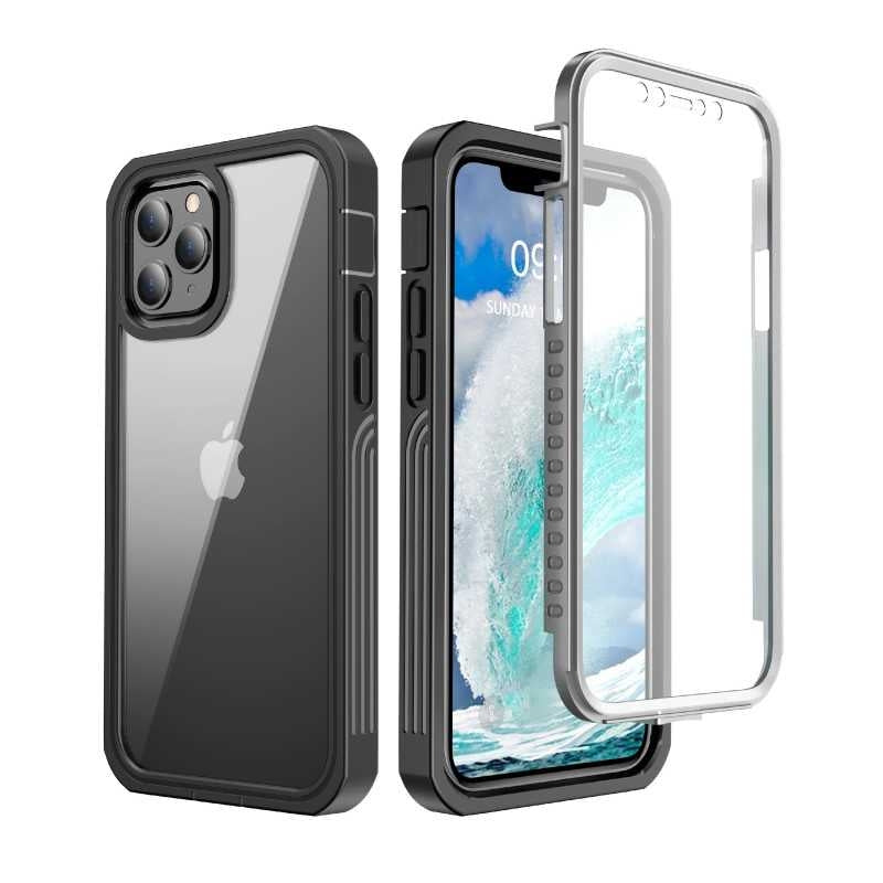 iPhone 12 Full Coverage Premium 3D Case ThreeSixty Transparent Transparent - Image 6