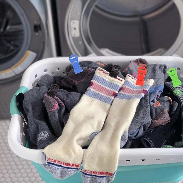 60 sock pins for washing machine and dryer, sock pins with hooks, sock holder washing machine, Dir - Image 2
