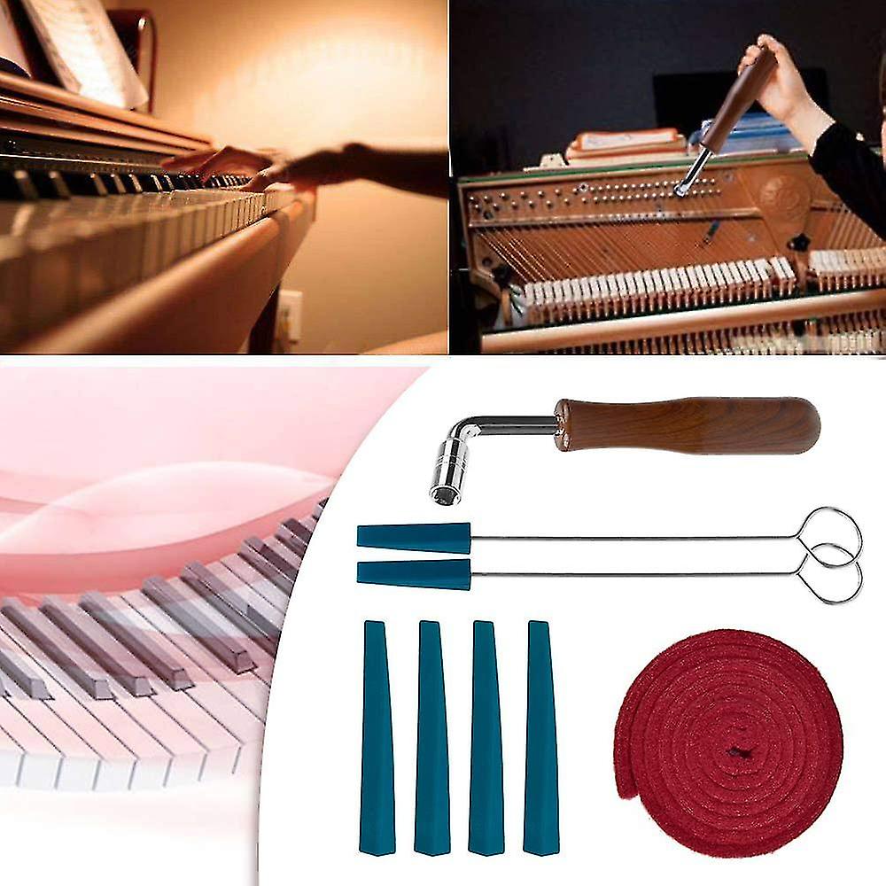 Piano Tuning Kits, Professional 8-Piece Piano Tuning Tools - Image 2