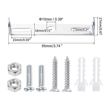 4-pack 95mm Ceiling Light Bracket - Compatible with Chandeliers & Pendant Lights - Holders & Accessories - Image 2