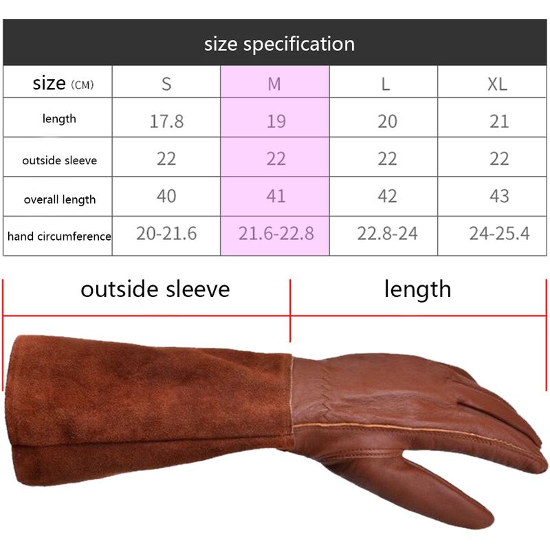 Thorn-proof gardening gloves for women, long gardening gloves, rose pruning gloves for women - Image 3