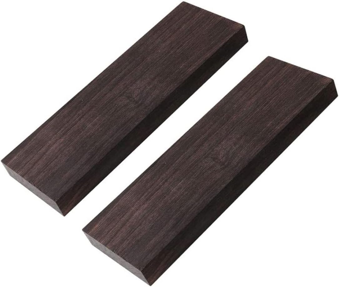 Wood blank ebony wood wood glossy fade-resistant musical instrument ebony blank DIY material 2 pcs - Image 4