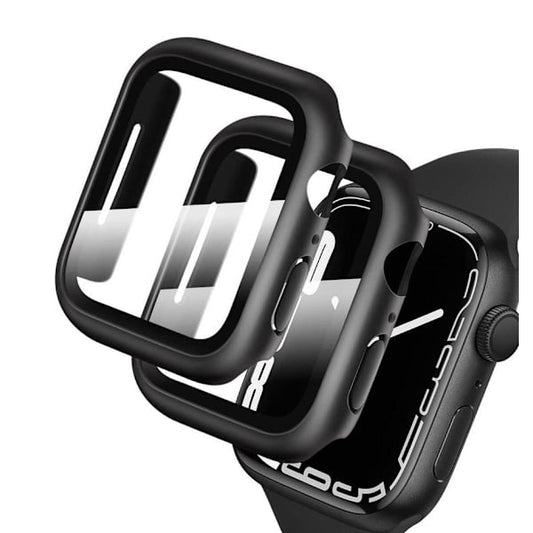 2-pack Black Screen Protector compatible with 45mm Watch - Compatible with Apple Watch Series 7/8/9 45mm