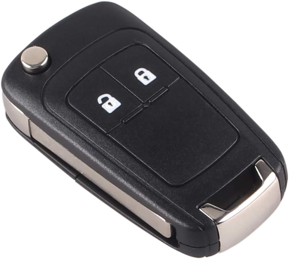 Remote Control Car Key Case Replacement Compatible with Vauxhall Opel Astra Insignia Vectra Zafira Meriva Mokka Key Shell (With Blade) 2 Buttons 2pcs - Image 2