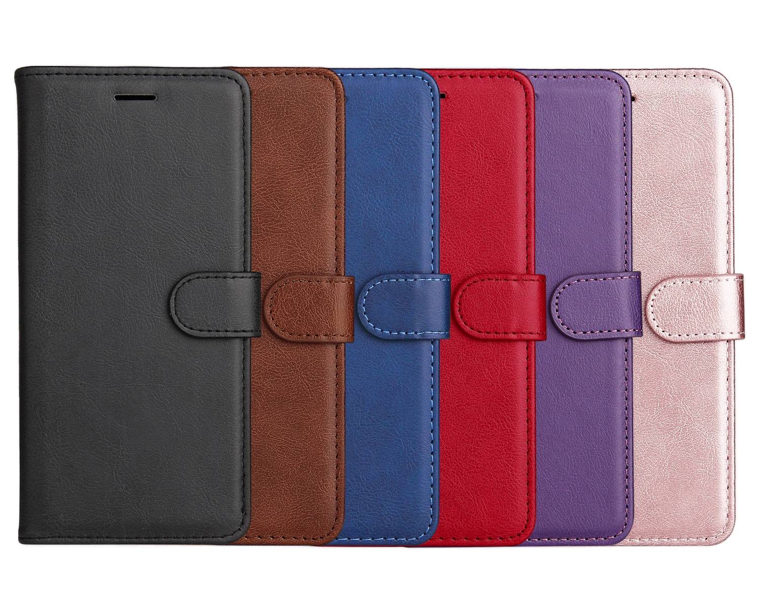 SKALO Xiaomi Redmi A5 4G PU Leather Wallet Case - More Colors_MGF Pink gold Pink gold