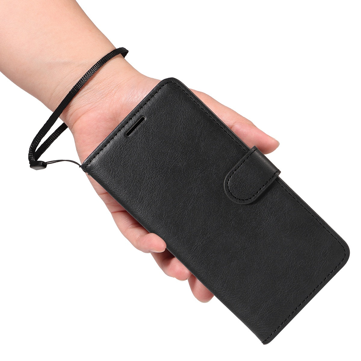 SKALO Xiaomi Redmi A5 4G PU Leather Wallet Case - More Colors_MGF Black - Image 7