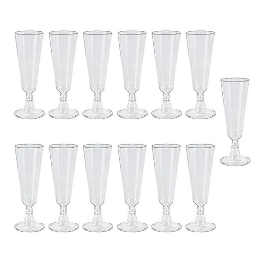 60 pcs 150 ml plastic wine glasses, champagne glasses, red wine glasses, versatile, a must for party carnivals