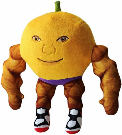 Italian Brainrot Plush, 25 cm U Din Din Din Din Dun Ma Din Din Din Dun Orange Bodybuilder Plush Pillow for Video Game Fans Bodybuilder-tfrf Bodybuilder - Image 2