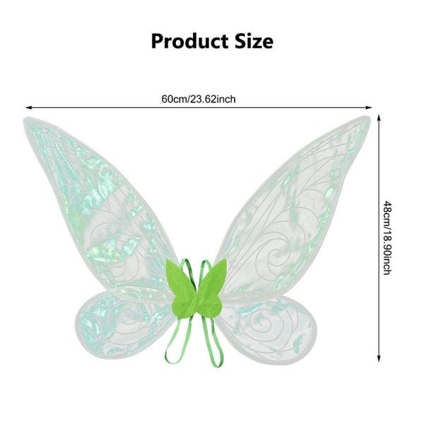 Halloween Costumes Fairy Wing Dress - Wings white - Image 3