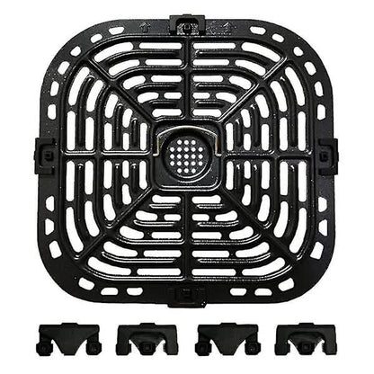 /NN/Replacement Grill Plate for Air Fryer Crispers for Instant Vortex 6qt with 4 Rubber Pads
