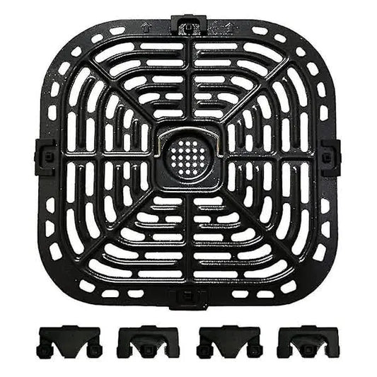 /NN/Replacement Grill Plate for Air Fryer Crispers for Instant Vortex 6qt with 4 Rubber Pads