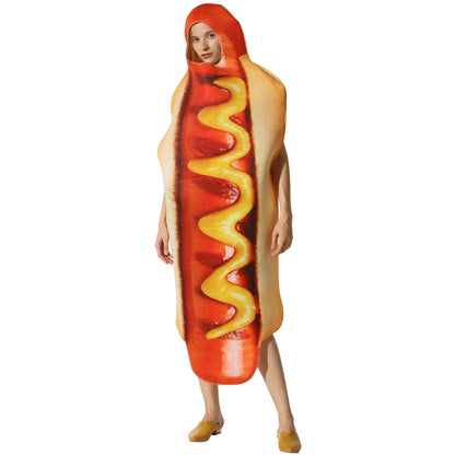 Halloween party costume hot dog cosplay costume stage performance_tfrf - Image 4