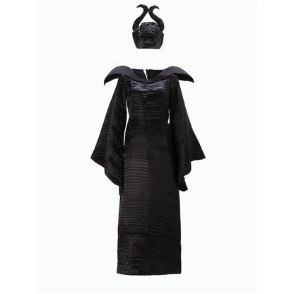 Halloween Sleeping Beauty Witch Maleficent Dress For Adult Evil Witch Carnival Cosplay Costume Outfit Q XL LL - Image 2