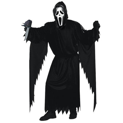 5-14 Years Children Halloween Scream Cosplay Costume Ghost Children's Fancy Dress With Mask 12-14 Years - Image 3