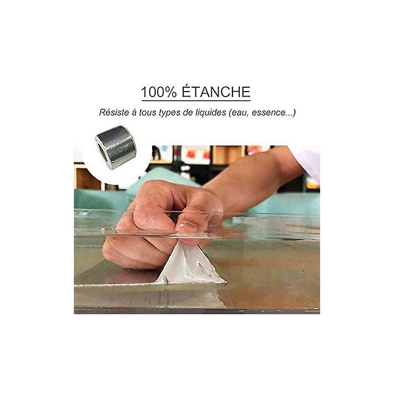 Heavy Duty Waterproof Tape with Strong Grip for Cracks, Leaks, Holes (5CM5M) - Image 4