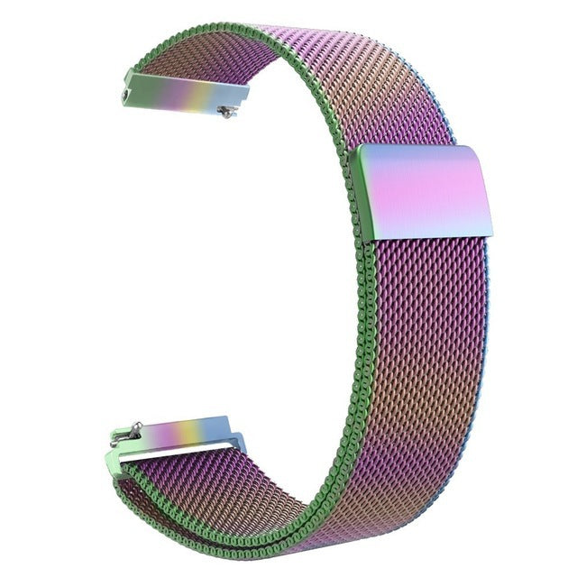 Stainless Steel Milanese Magnetic Bracelet for Garmin venu 2/venu SQ/venu 2S Venu2 Black - Image 8