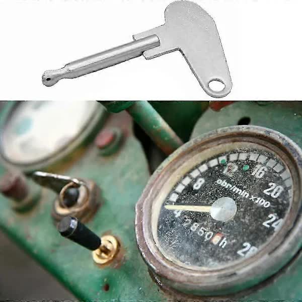 2X Ignition Keys Tractor Vintage Excavator Truck Ignition Lock Key - Image 4