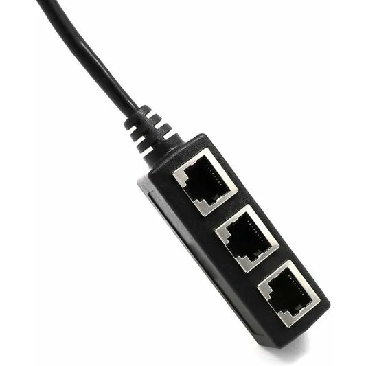 RJ45 Network 1 to 3 Port Ethernet Adapter Adapter Cable Network Cable Splitter - Image 2