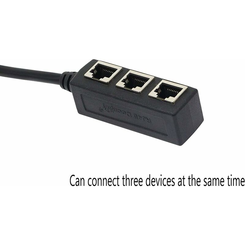 RJ45 Network 1 to 3 Port Ethernet Adapter Adapter Cable Network Cable Splitter - Image 4