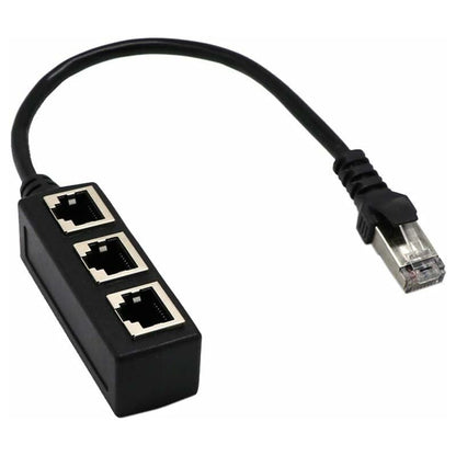 RJ45 Network 1 to 3 Port Ethernet Adapter Adapter Cable Network Cable Splitter - Image 5