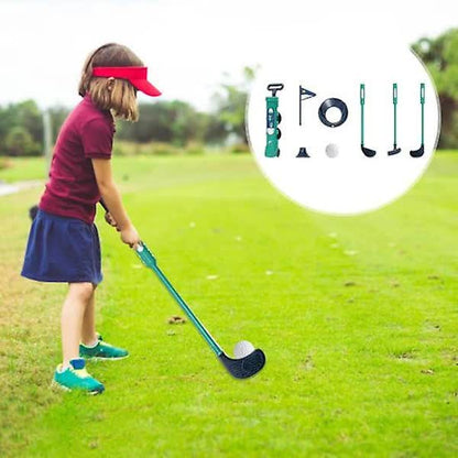 Set Kids Golf Toys Play Set with Golf Club 4 Balls Flag Practice Hole Putter Parent-Child Interaction Indoor Outdoor Golf Sports Toy Pi... - Image 3