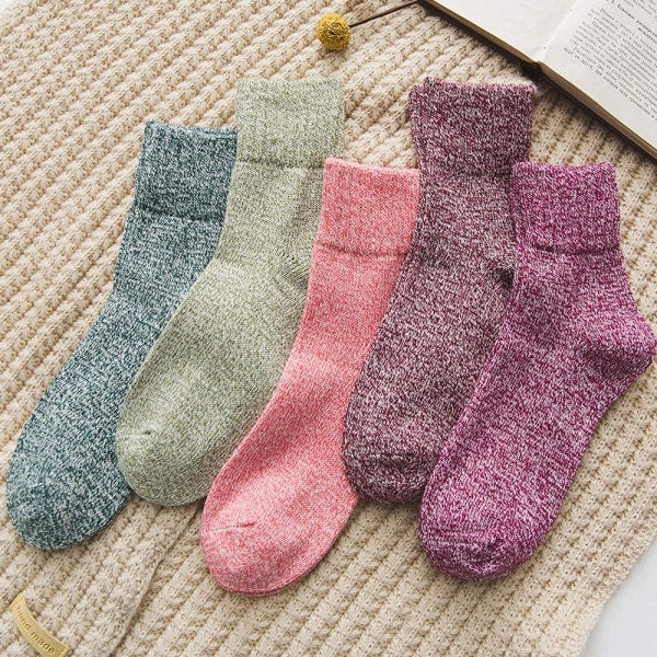 Women's Super Thick Wool Socks Winter Socks Warm Soft Thick - Image 3