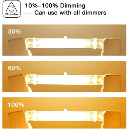 5-pack R7S Halogen Bulb 118mm 200W 230V Dimmable for Construction Floodlights Landscape Lighting Living Room Lighting - Image 2