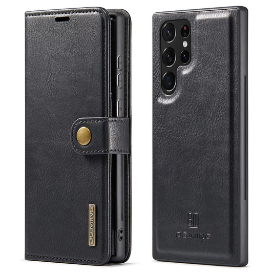 DG.MING 2-in-1 Magnetic Wallet Samsung Galaxy S22 Ultra Black_max