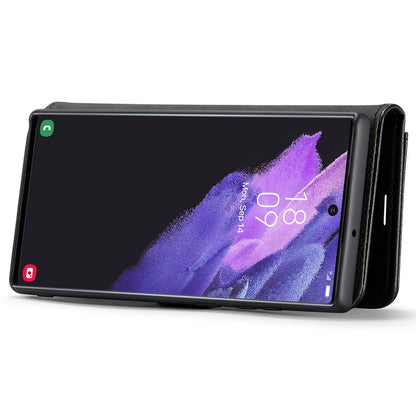 DG.MING 2-in-1 Magnetic Wallet Samsung Galaxy S22 Ultra Black_max - Image 9