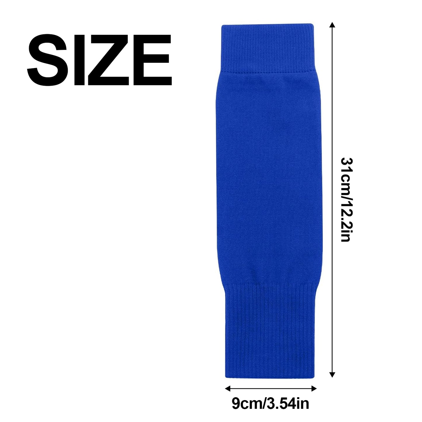 Football Socks Sleeves Football Shin Guards Sleeves, Shin Guards Grip Socks Leg Sock Sleeve for Unisex Children, Youth - Image 3