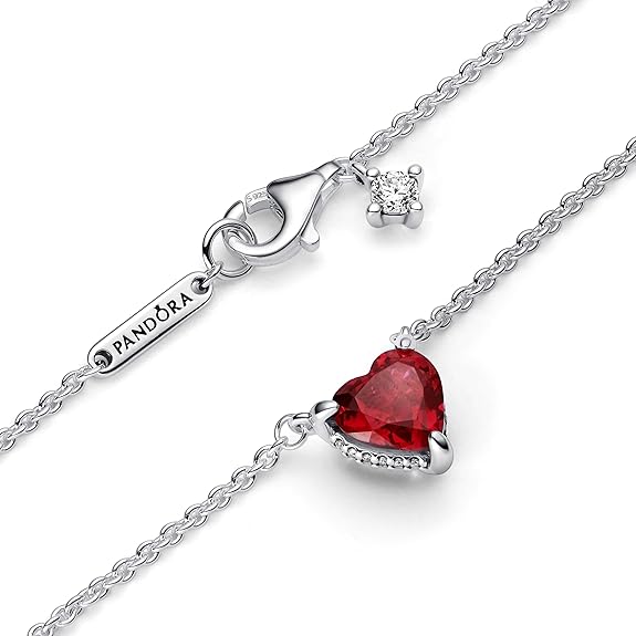 Timeless Red Heart Necklace - Image 4