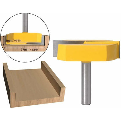 Router, Edge Router, 8mm Router, Bottom Cleaning Router, T-Slot Routers, 8x57mm Bottom, Yellow Blade, from DE - Image 4