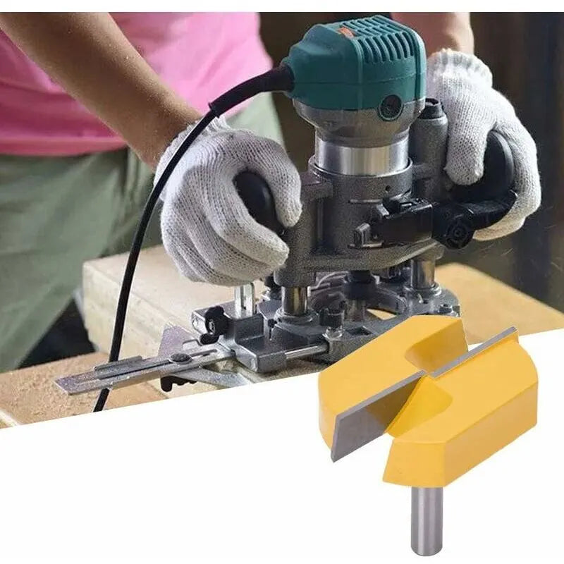 Router, Edge Router, 8mm Router, Bottom Cleaning Router, T-Slot Routers, 8x57mm Bottom, Yellow Blade, from DE - Image 5