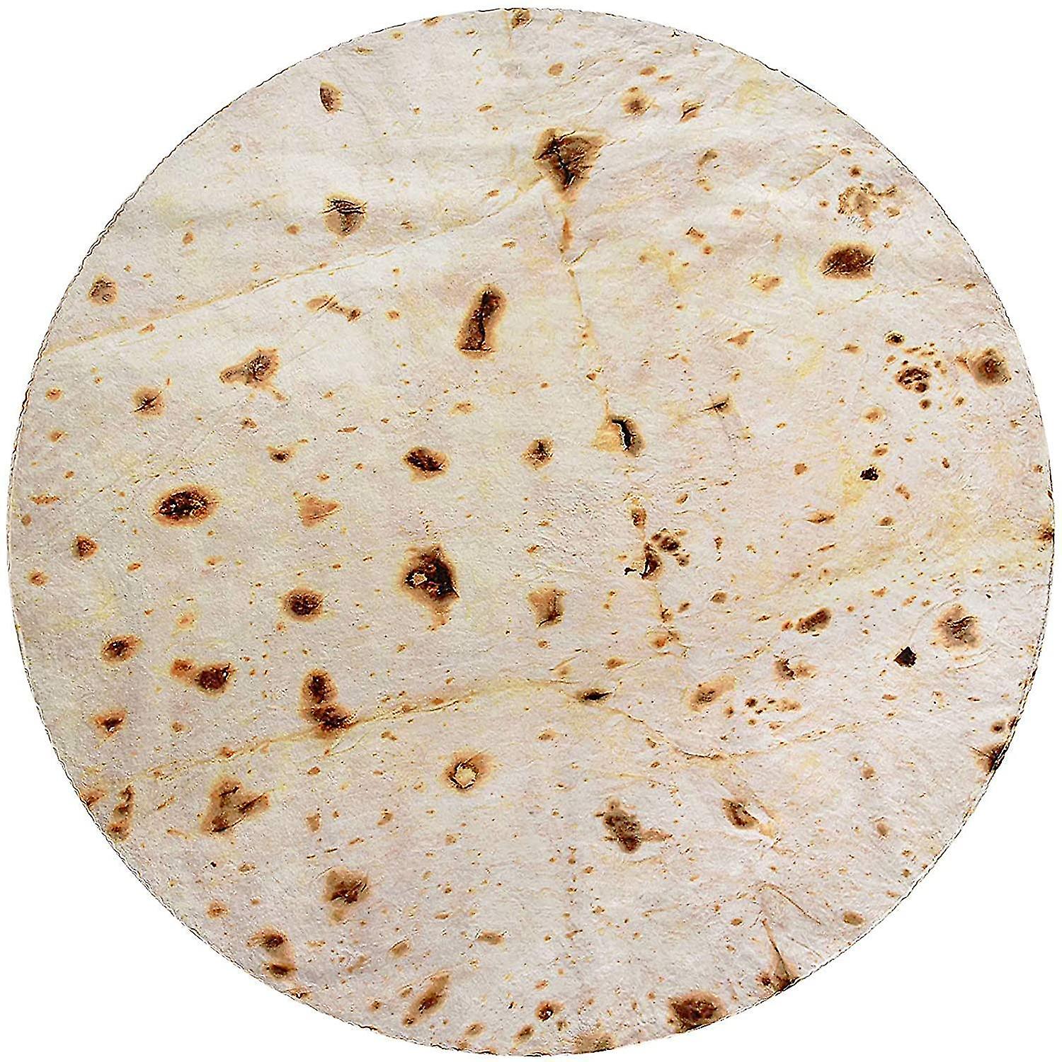 Burrito Blanket, Double Sided, Giant Flour Tortilla Blanket