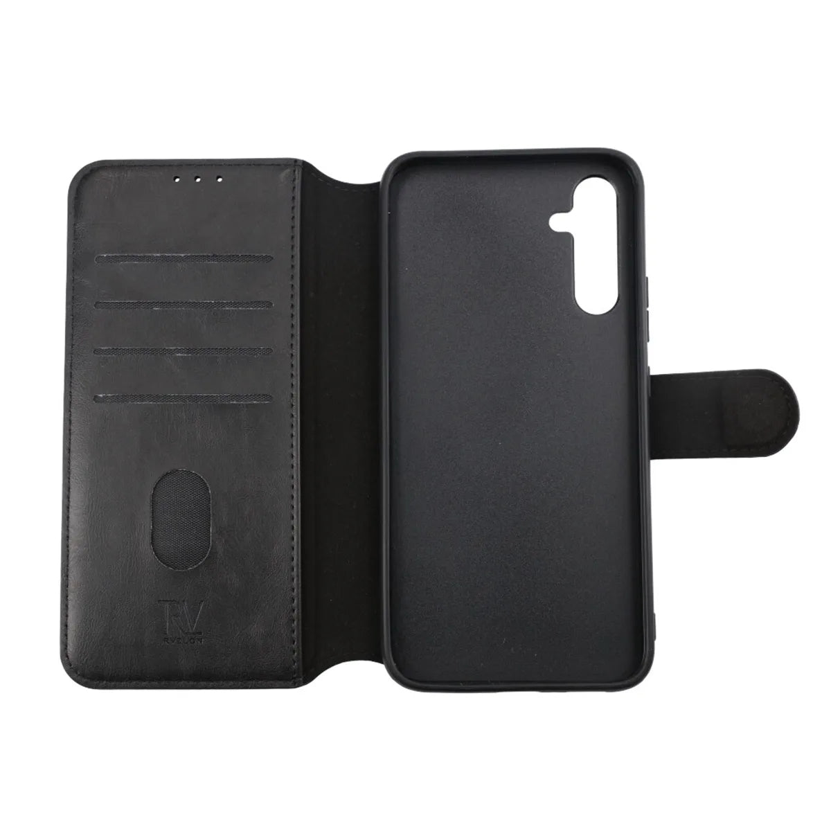 Samsung Galaxy A54 5G Wallet Case Magnet Rvelon - Black_max - Image 2