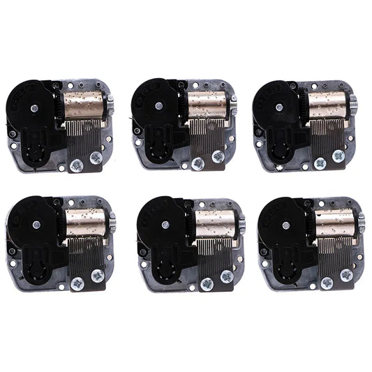 Mechanical DIY Music Box Sankyo Musical Movement + Screws + Black A3:Merry Christmas - Image 2
