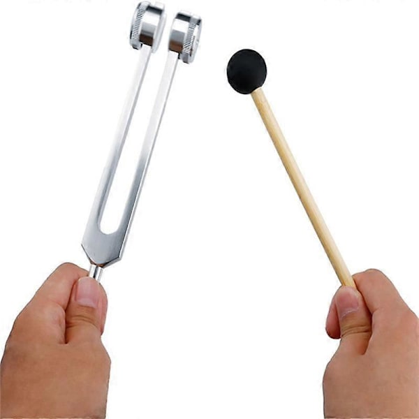 128 Hz Tuning Fork with Weight, Bio-Acoustic Tuning Fork Compatible with Therapy, 128 Hz Acoustic Sliding Tuning Fork - Image 4