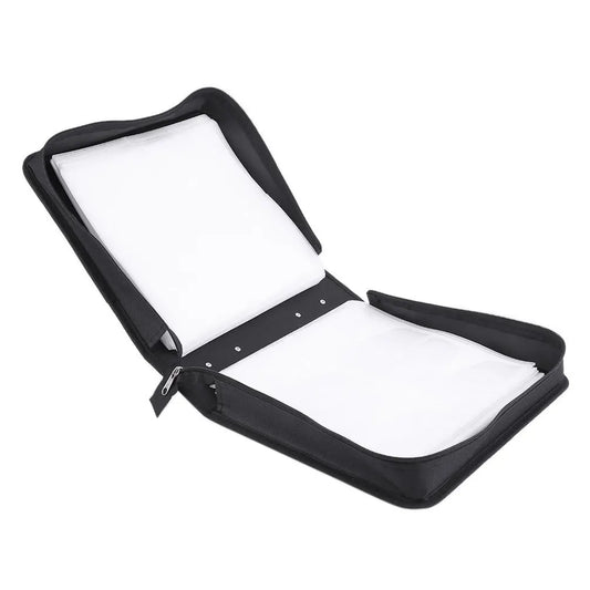 400pcs PU Leather CD Case, DVD Storage Bag, High Quality - Image 3