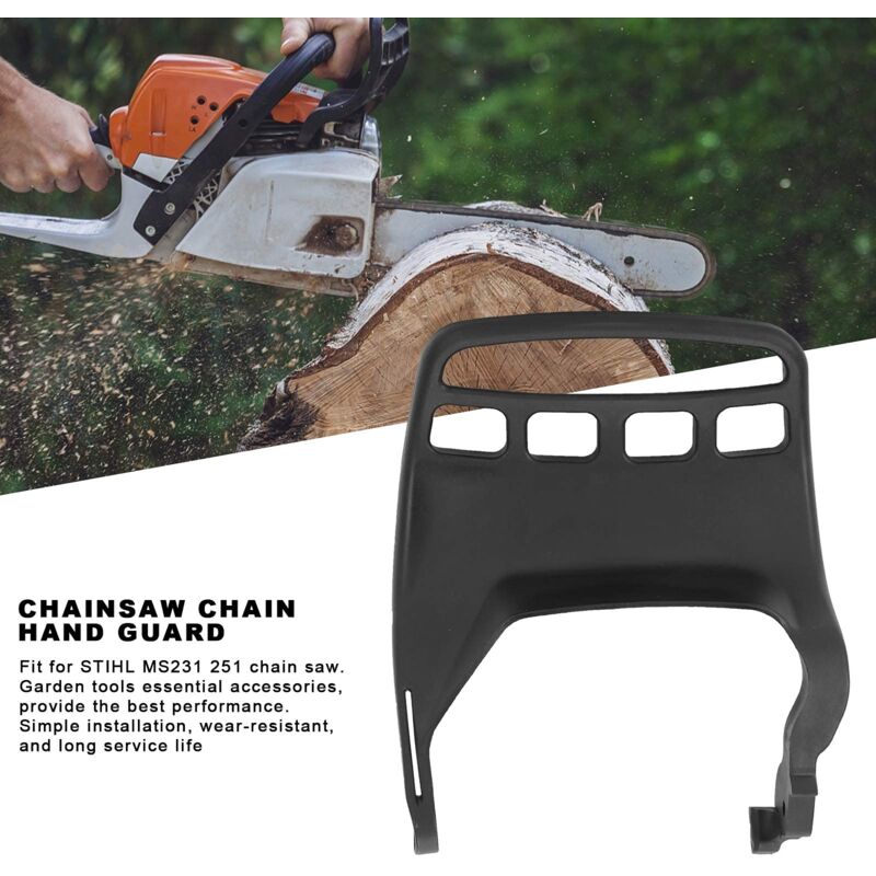 Salaty Chain Hand Guard, Chain Brake Deflector, Chain Brake Lever, for STIHL MS231 251 Garden - Image 3