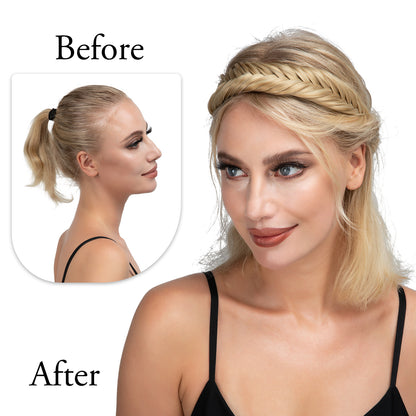 1pc Synthetic Braiding Hair with Adjustable Belt Braided Bohemian Style Women Hairstyle 10 10 Athree strand braid - Image 5