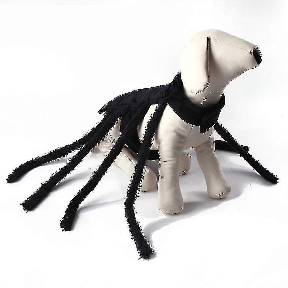 Halloween Adjustable Dog Cat Spider Costume Realistic Plush Spider - Image 2