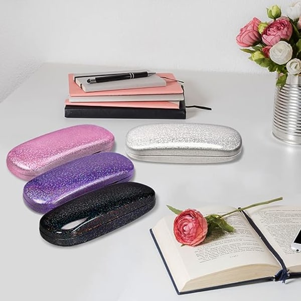(4 pcs) Glasses Case, Unisex Hard Shell Glasses Case Protect - Image 2