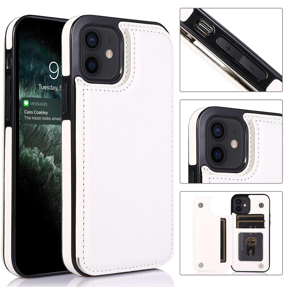 iPhone 12 - Practical and stylish case with card holder Rose gold - Image 4