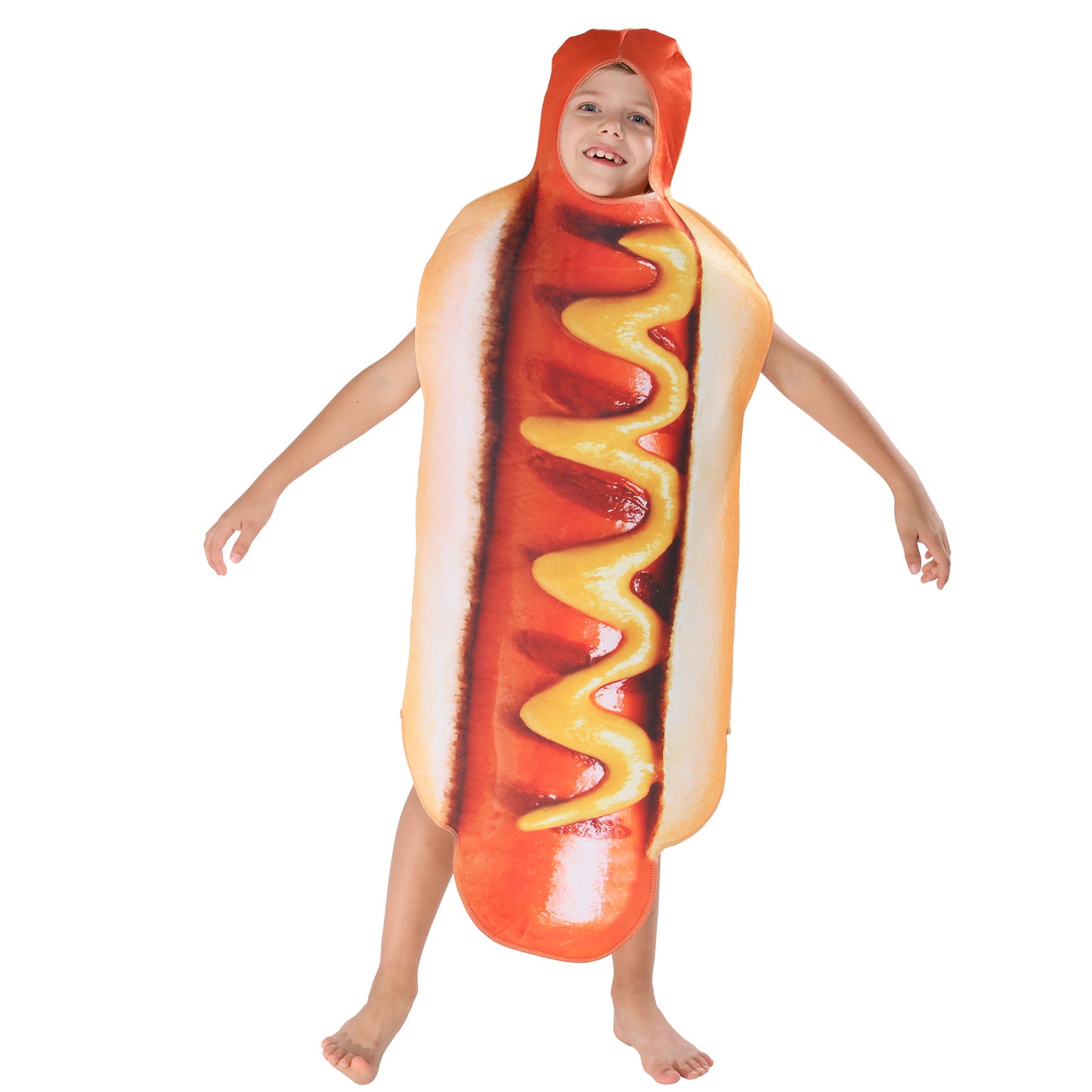 3D Color Printing Children Sausage Costume Jumpsuit Food Scene Cosp_yux - Image 4