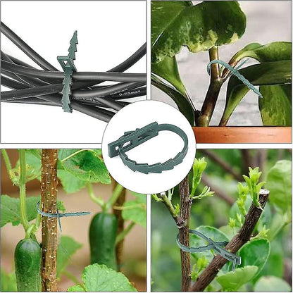 13.5 cm Adjustable Plant Ties, 200 Pcs Flexible Plant Wire Ties Plastic Garden Ties for Plant Support - Image 5